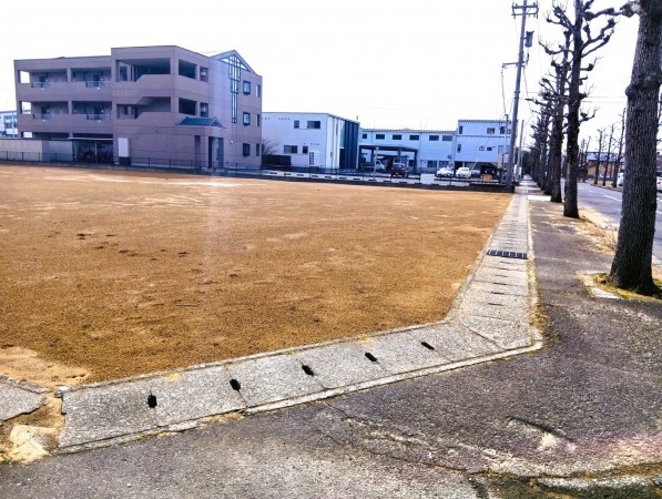 福井市定正町、土地の画像です