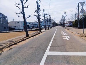 福井市定正町、土地の画像です