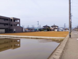福井市定正町、土地の画像です