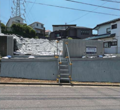 横浜市青葉区美しが丘、土地の画像です