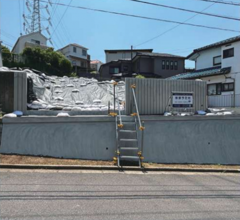 横浜市青葉区美しが丘、土地の画像です