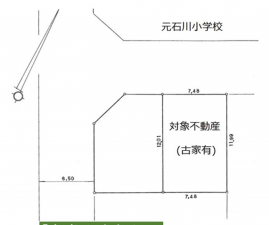 横浜市青葉区美しが丘、土地の間取り画像です