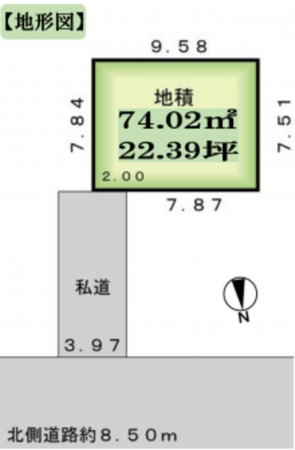 横浜市青葉区梅が丘、中古一戸建ての完成予想図（外観）画像です