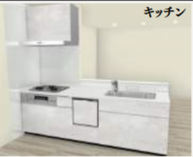横浜市青葉区美しが丘、新築一戸建てのキッチン画像です