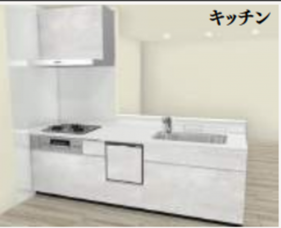 横浜市青葉区美しが丘、新築一戸建てのキッチン画像です