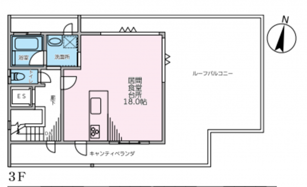横浜市青葉区奈良、中古一戸建ての間取り画像です
