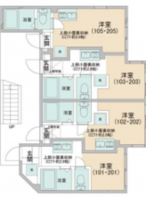 横浜市青葉区千草台、収益物件/アパートの間取り画像です