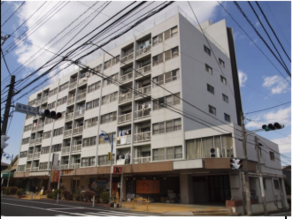 横浜市青葉区荏田町、マンションの外観画像です