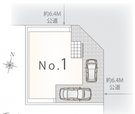 横浜市青葉区美しが丘、新築一戸建ての画像です