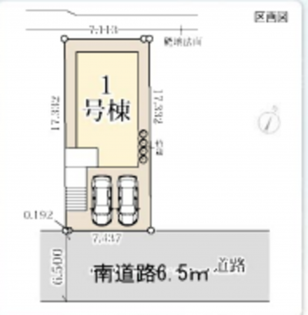 横浜市青葉区鴨志田町、新築一戸建ての画像です