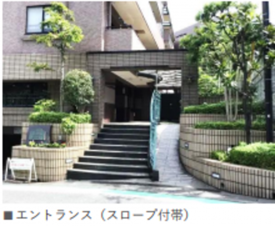 横浜市青葉区市ケ尾町、マンションのエントランス画像です