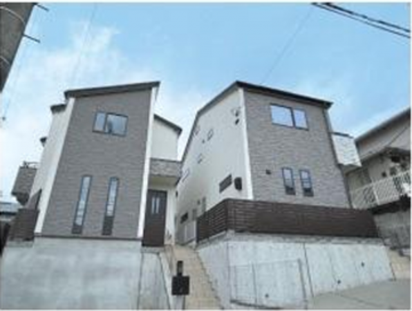 横浜市青葉区榎が丘、新築一戸建ての外観画像です