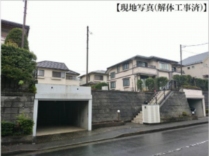 横浜市青葉区市ケ尾町、土地の画像です