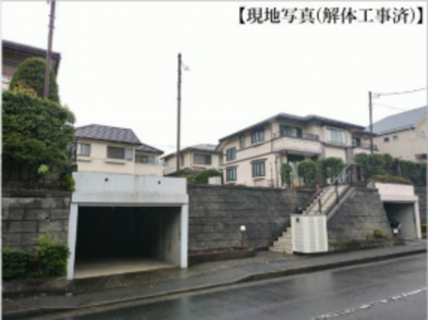 横浜市青葉区市ケ尾町、土地の画像です