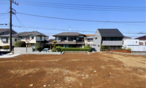横浜市青葉区若草台、土地の画像です