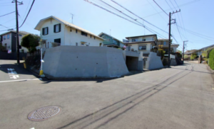横浜市青葉区若草台、土地の画像です