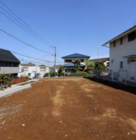 横浜市青葉区若草台、土地の画像です