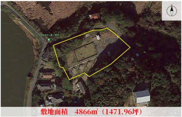 いすみ市岬町、土地の間取り画像です