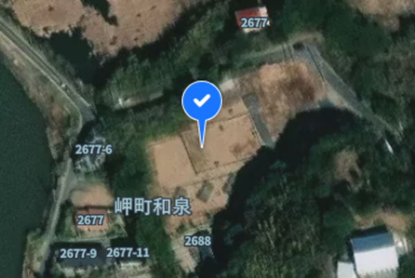 いすみ市岬町、土地の間取り画像です