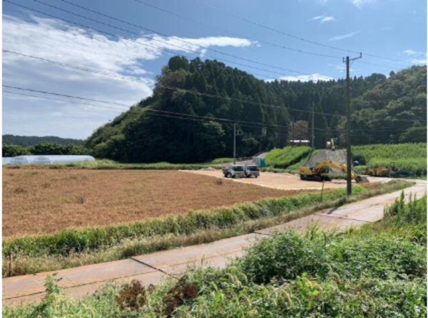 いすみ市新田野、土地の画像です