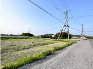 いすみ市岬町、土地の画像です