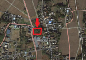 いすみ市若山、土地の間取り画像です
