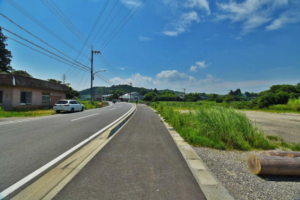 勝浦市上植野、土地の画像です