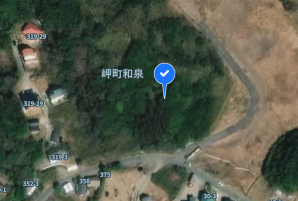 いすみ市岬町、土地の間取り画像です
