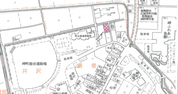 いすみ市岬町、土地の間取り画像です
