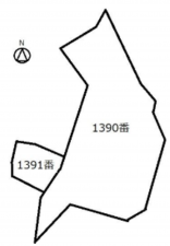 勝浦市串浜、土地の間取り画像です