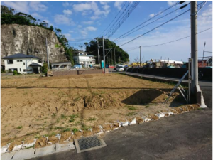 勝浦市興津、土地の画像です