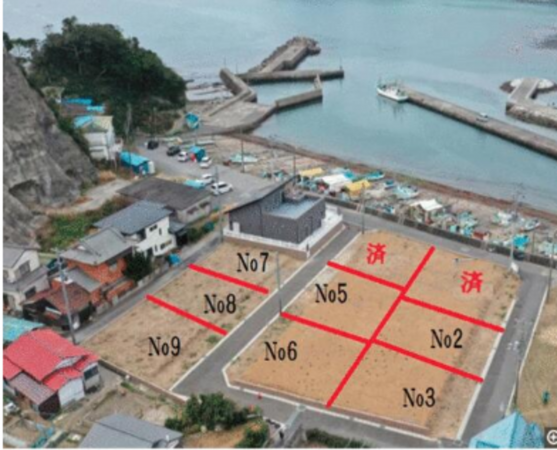 勝浦市興津、土地の間取り画像です
