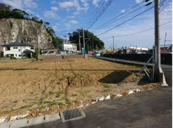 勝浦市興津、土地の画像です