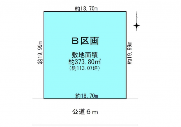 夷隅郡御宿町御宿台、土地の間取り画像です