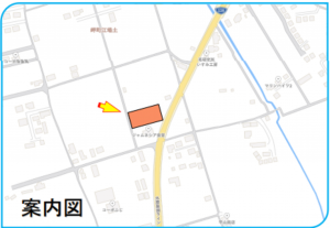 いすみ市岬町、土地の地図画像です