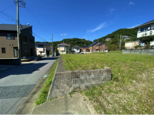 勝浦市墨名、土地の画像です