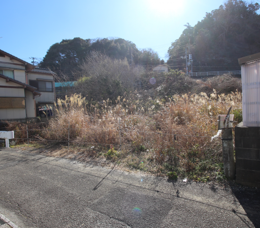 勝浦市墨名、土地の画像です