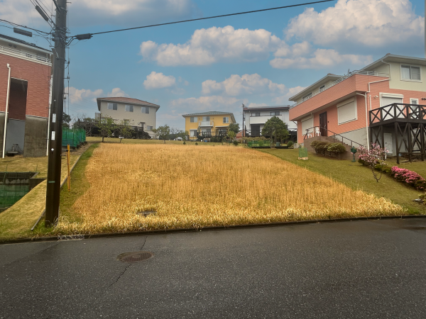 勝浦市興津久保山台、土地の画像です