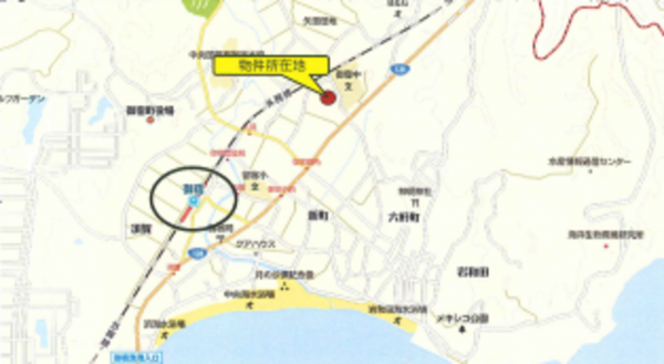 夷隅郡御宿町久保、土地の画像です