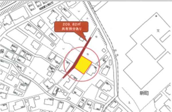 夷隅郡御宿町久保、土地の間取り画像です