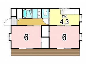 いすみ市岬町、中古一戸建ての間取り画像です