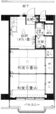 いすみ市深堀、マンションの間取り画像です