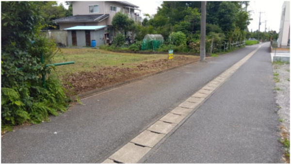 長生郡睦沢町川島、土地の画像です