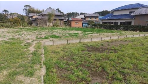 長生郡長南町小沢、土地の画像です