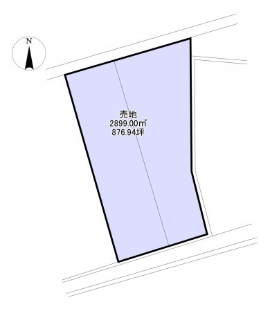 いすみ市岬町、土地の間取り画像です