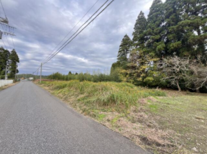 いすみ市山田、土地の画像です