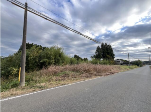 いすみ市山田、土地の画像です