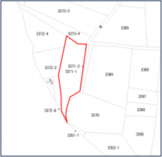 いすみ市岬町、土地の間取り画像です