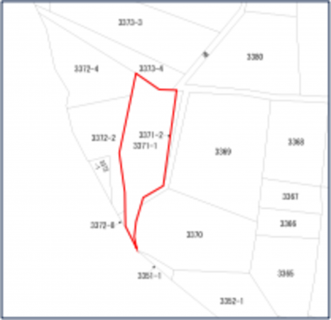 いすみ市岬町、土地の間取り画像です