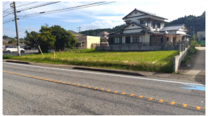 いすみ市大原、土地の前面道路を含む現地写真画像です